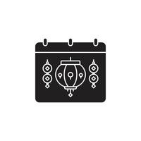 the Chinese New Year theme icon is suitable for additional ornaments vector
