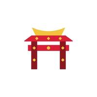 the Chinese New Year theme icon is suitable for additional ornaments vector