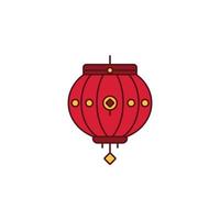 the Chinese New Year theme icon is suitable for additional ornaments vector