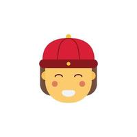 the Chinese New Year theme icon is suitable for additional ornaments vector