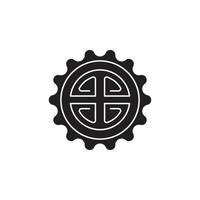 the Chinese New Year theme icon is suitable for additional ornaments vector