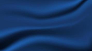 fondo abstracto de tela azul. tela de seda arrugada suave y suave como onda para diseño gráfico vector