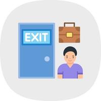 Exit Interview Vector Icon Design