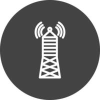 Broadcast Tower Vector Icon Design