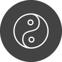 diseño de icono de vector de yin yang