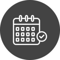 Calendar Check Vector Icon Design