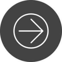 Arrow Circle Right Vector Icon Design