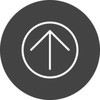 Arrow Circle Up Vector Icon Design