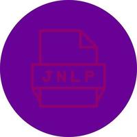 Jnlp File Format Icon vector