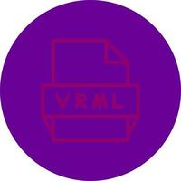 Vrml File Format Icon vector