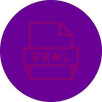 Sbml File Format Icon vector