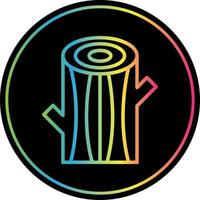 Log Vector Icon Design