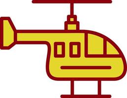 Helicopter Vector Icon Design