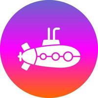 Submarine Vector Icon Design