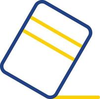 Eraser Vector Icon Design