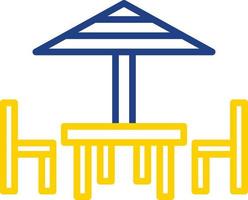 Sitting Area Vector Icon Design