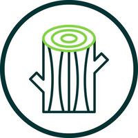 Log Vector Icon Design