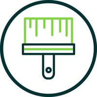 Paint Brush Vector Icon Design