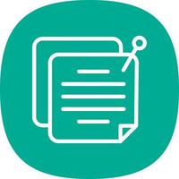 Sticky Note Vector Icon Design
