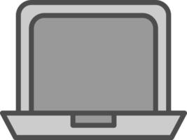 Laptop Vector Icon Design