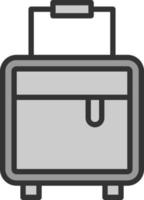 Luggage Vector Icon Design