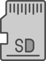 Sd Card Vector Icon Design