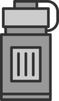 Water Bottle Vector Icon Design