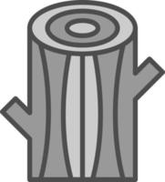 Log Vector Icon Design