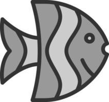 diseño de icono de vector de pez ángel