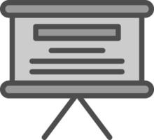 White Board Vector Icon Design