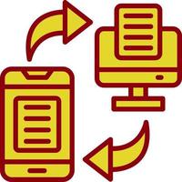 Data Transfer Vector Icon Design