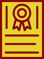 Certification Vector Icon Design