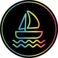 Sailboat Vector Icon Design