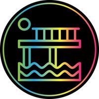 Pier Vector Icon Design