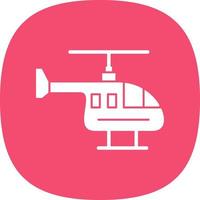 Helicopter Vector Icon Design