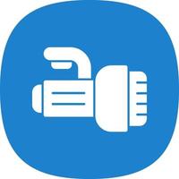 Dive Light Vector Icon Design