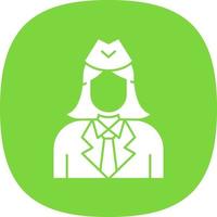 Hostess Vector Icon Design