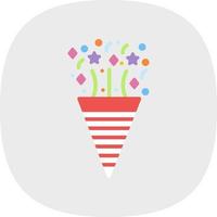 Confetti Vector Icon Design