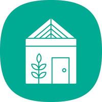 Greenhouse Vector Icon Design