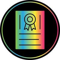 Certification Vector Icon Design