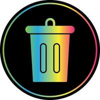 Trash Bin Vector Icon Design