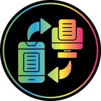 diseño de icono de vector de transferencia de datos