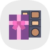 Chocolate Box Vector Icon Design