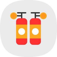 Oxygen Tanks Vector Icon Design