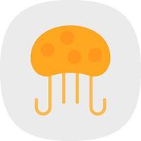 diseño de icono de vector de medusas