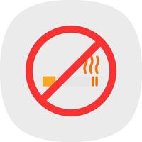 No Smoking Vector Icon Design