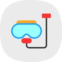 diseño de icono de vector de snorkel