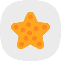 Starfish Vector Icon Design