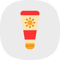 Sunscreen Vector Icon Design