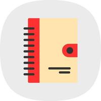 Diary Vector Icon Design